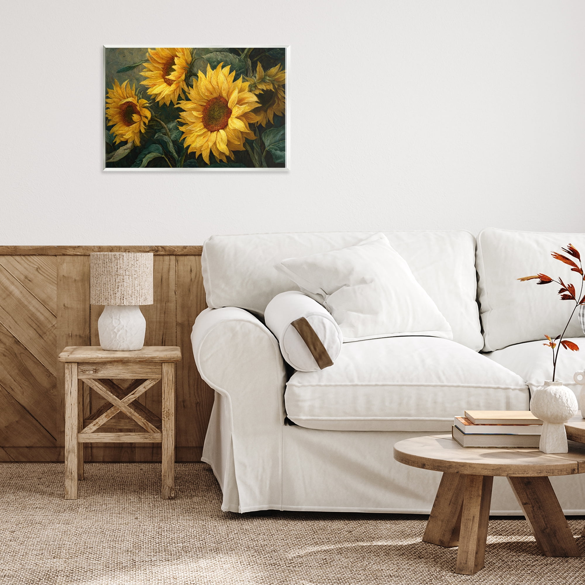 Stupell Industries Sunflowers For The Soul Wall Plaque Art, design by Tina LeCour