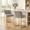 Gray, variant on SEYNAR Mid-Century Modern Velvet Low-Back Bar Stools with Metal Frame, Set of 2（Black）