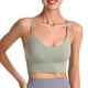 thumbnail image 4 of Cross Beauty Back, Sujetador Deportivo Cómodo Cuello En U Anillo De Acero Transpirable Para Uso Diario Para Mujeres ANGGREK Verde S, 4 of 6