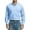 SkyBlue, variant on GENTS BLISS Men Dress Shirts Long Sleeve Stripe Shirts for Men Casual Business Button Down Men Shirts