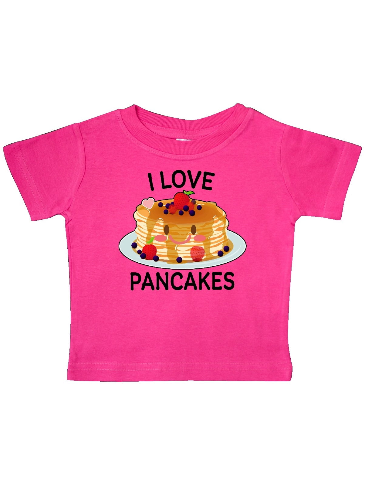 I Love Pancakes with Cute Stack of Pancakes Baby TShirt