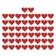 thumbnail image 1 of FELTECHELECTR 50 pegatinas con forma de corazón para rascar, creativas, para fiestas, amigos, sorpresas y arañazos, color rojo, 1 of 6