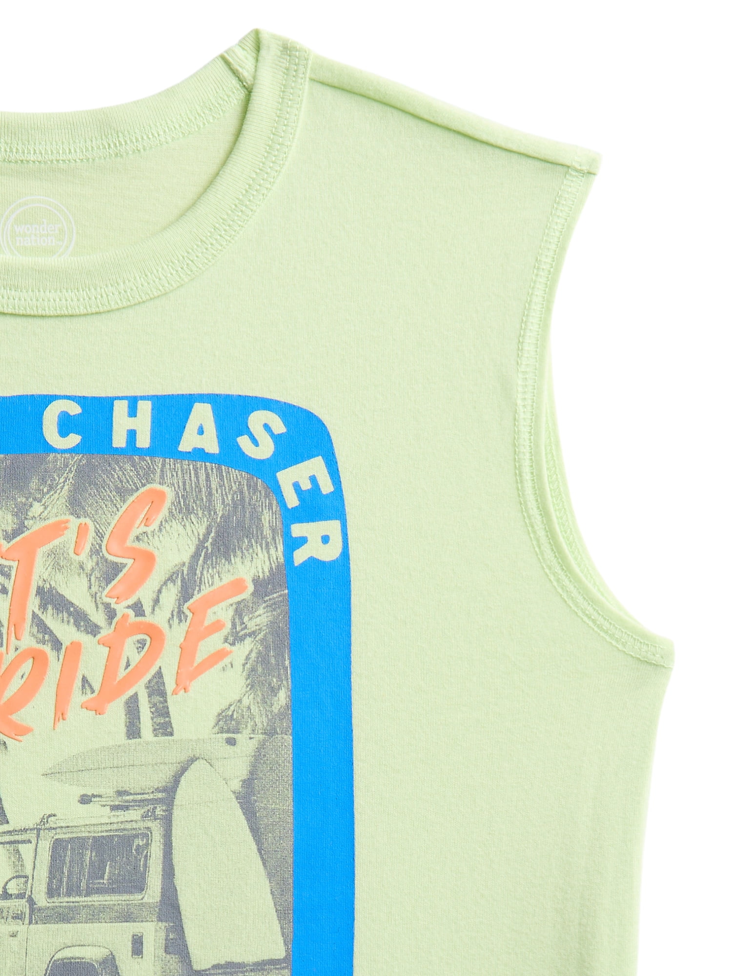 Wonder Nation Little Boys Graphic Tank Top, Sizes 4-10