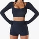 thumbnail image 3 of Top de ropa deportiva de Fitness para mujer, Top de Yoga para mujer, Fitness, manga larga, Yoga, deporte, entrenamiento, ropa deportiva, funcionalidad inteligente, 3 of 6