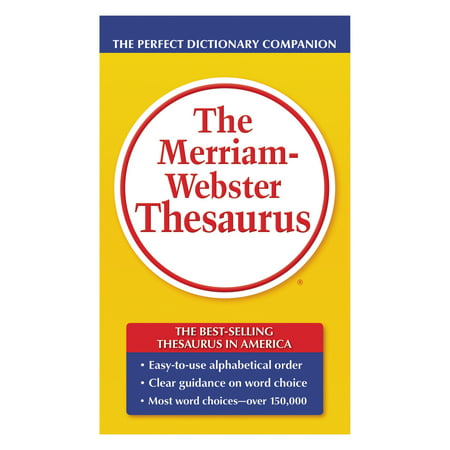Merriam Webster Paperback Thesaurus, Dictionary (Best Dictionary For Gre)