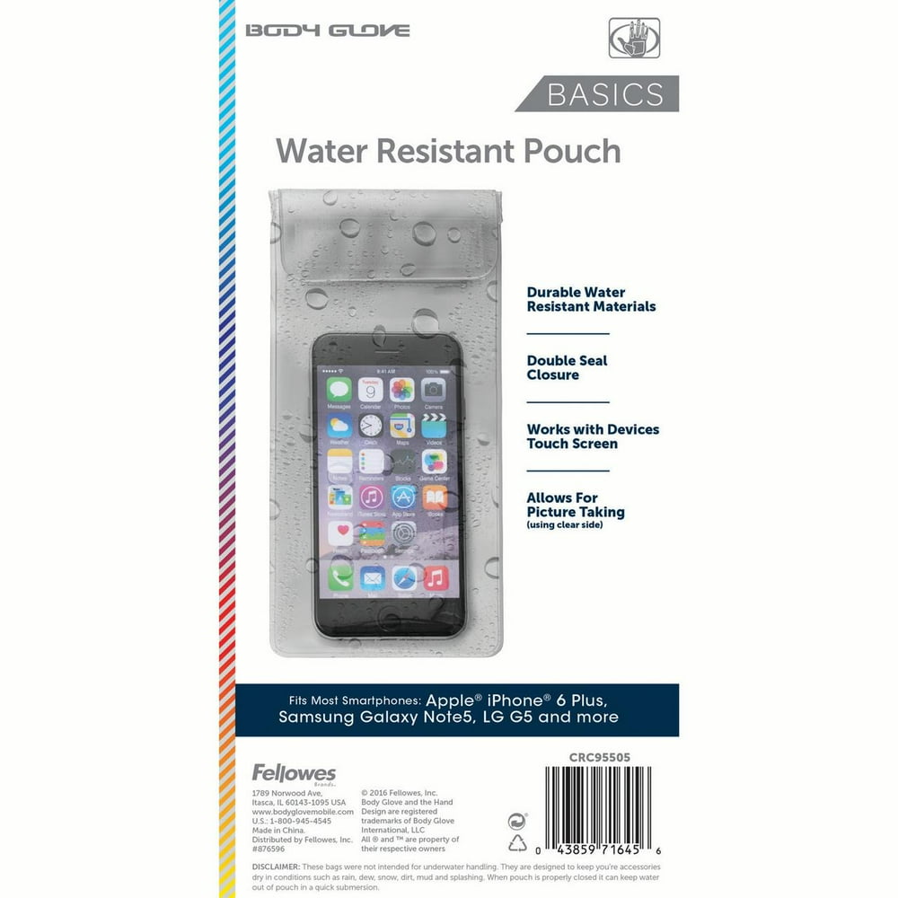 Body Glove Cell Phone Case Universal WaterResistant Pouch Walmart