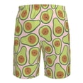 thumbnail image 6 of Kdxio Cute Avocado Pattern Mens Casual Shorts - Drawstring Summer Beach Sports Shorts for Men, 6 of 9