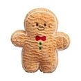 thumbnail image 4 of Almohada navideña con forma de hombre de jengibre, adorno de almohada de peluche, linda y suave 30 centímetros, 4 of 9