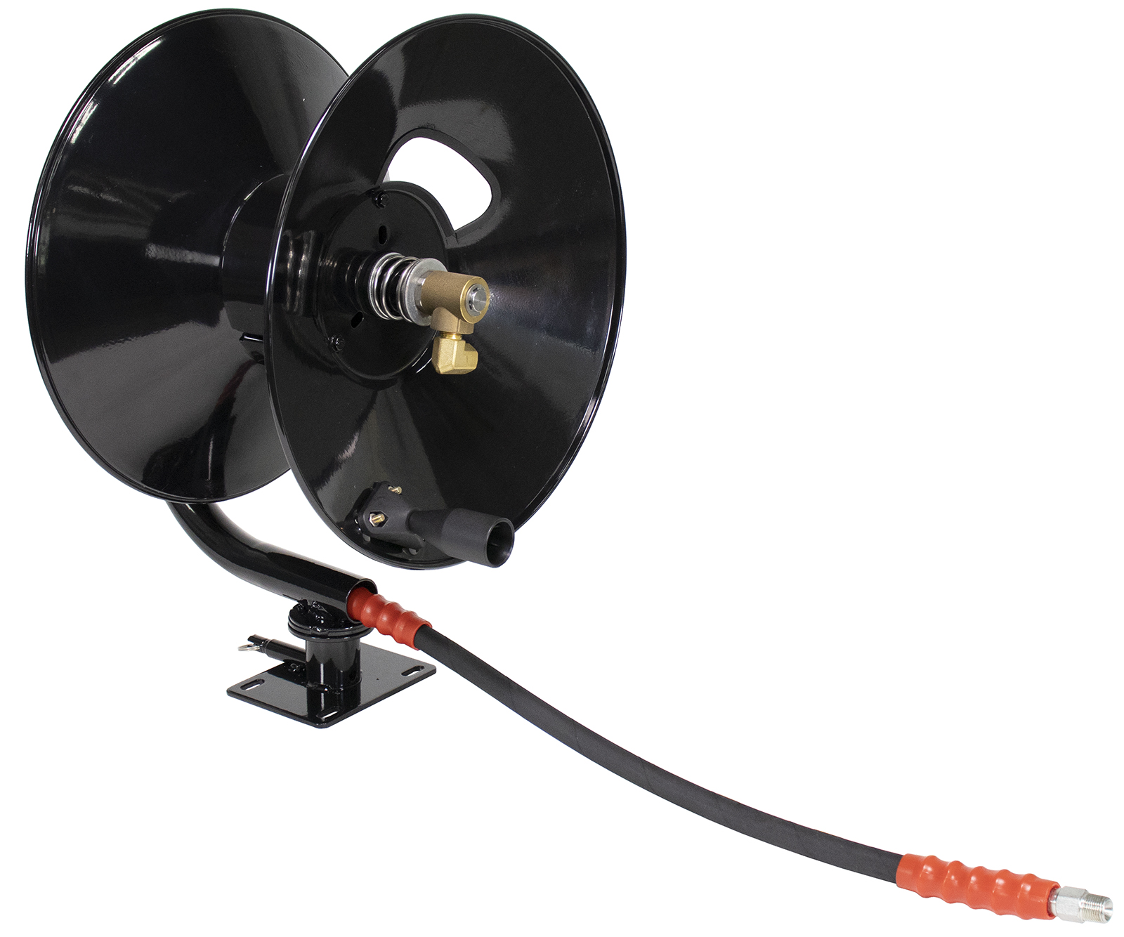 Erie Tools 5100 PSI 3 8 X 100 Pressure Washer Hose Reel With 360 Erie Tools 5100 PSI 3 8 X 100 Pressure Washer Hose Reel With 360