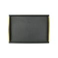 thumbnail image 6 of Home Decorative Lusan Black Faux Snakeskin Vinyl Tray Set, 6 of 6