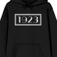 thumbnail image 2 of Yellowstone-1923 With A Border Long Sleeve Black Adult Hooded Sweatshirt-Large, 2 of 4