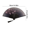 thumbnail image 2 of Paper Fan Decorations Classical Antique Style Folding Fan with Tassel for Stage Props and Wedding, 2 of 7