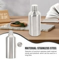 thumbnail image 3 of OULII 1Pc Portable Flask Compact Wine Flask for Camping and Picnic Silver, 3 of 8