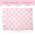 thumbnail image 3 of Manta de bebé SANDJEST Daisy Minky de 76 x 102 cm para niñas, 3 of 7