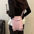 thumbnail image 4 of gcong Stylish Tassel Messenger Crossbody Bag with Decorative Charm for Daily Utility and Use, 4 of 4