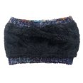thumbnail image 6 of Deals Ausyst Headbands for Women And Winter Knitted Headband Horsetail HAT Wool And Plush Hair Band Pullover Hat Clearance, 6 of 8