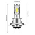 thumbnail image 3 of 2PC H72LED Fog Lamp 80W Headlamp COB Motorcycle Headlamp Refit, 3 of 3