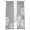 Light Gray White, variant on White Dandelion Sheer Curtains 45 Inch Length 2 Panels Set Window Treatments, Spring Flowers Botanical Vintage Black Rod Pocket Semi Curtains for Living Room/Bedroom/Kitchen Décor, 104"W x 45"L