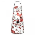 thumbnail image 1 of Custom Bib Hello Kitty Cat Apron for Men Women Unisex Adult Chef Kitchen Cooking Tablier Cuisine Painting, 1 of 7
