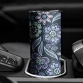 thumbnail image 3 of 20oz Pioneer Flower Skinny Tumblers Stainless Steel Tumbler with Lid and Straw,Vacuum Insulated Double Wall Travel Tumbler Cups with Cleaning Brush for Coffee,Tea, 3 of 6