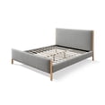 thumbnail image 3 of Omax Decor Liana Upholstered Platform Queen Bed in Gray Boucle Fabric, 3 of 8