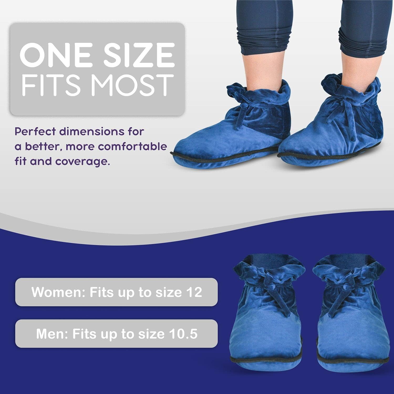 Heated booties microwave best sale