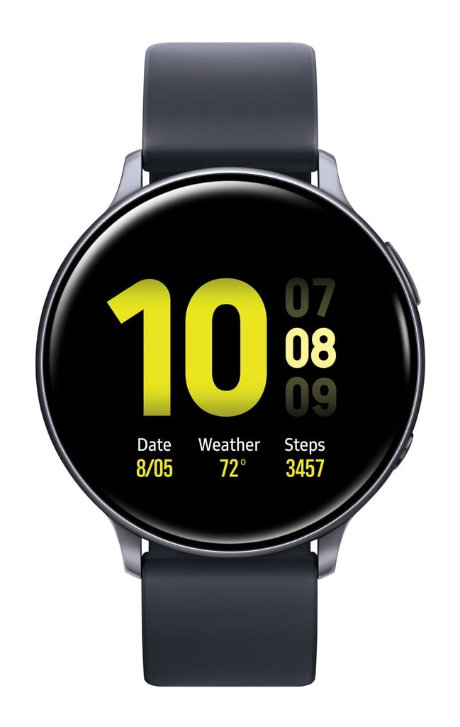 handel lus stuk SAMSUNG Galaxy Watch Active 2 Aluminum Smart Watch (44mm) - Aqua Black -  SM-R820NZKAXAR - Walmart.com