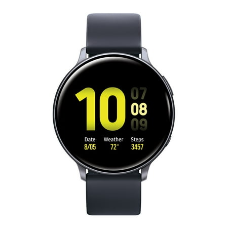 SAMSUNG Galaxy Watch Active 2 Aluminum Smart Watch (44mm) - Aqua Black - SM-R820NZKAXAR