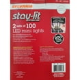 thumbnail image 3 of Sylvania Stay-Lit 100 Mini Pure White LED Lights, 2 Pack, 3 of 3