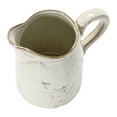 thumbnail image 5 of Creative Co-Op 28 oz. Stoneware Pitcher, Reactive Glaze, White (Each One Will Vary), 5 of 6