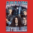 thumbnail image 2 of Womens Star Wars Anakin Skywalker Collage Racerback Tank, 2 of 4