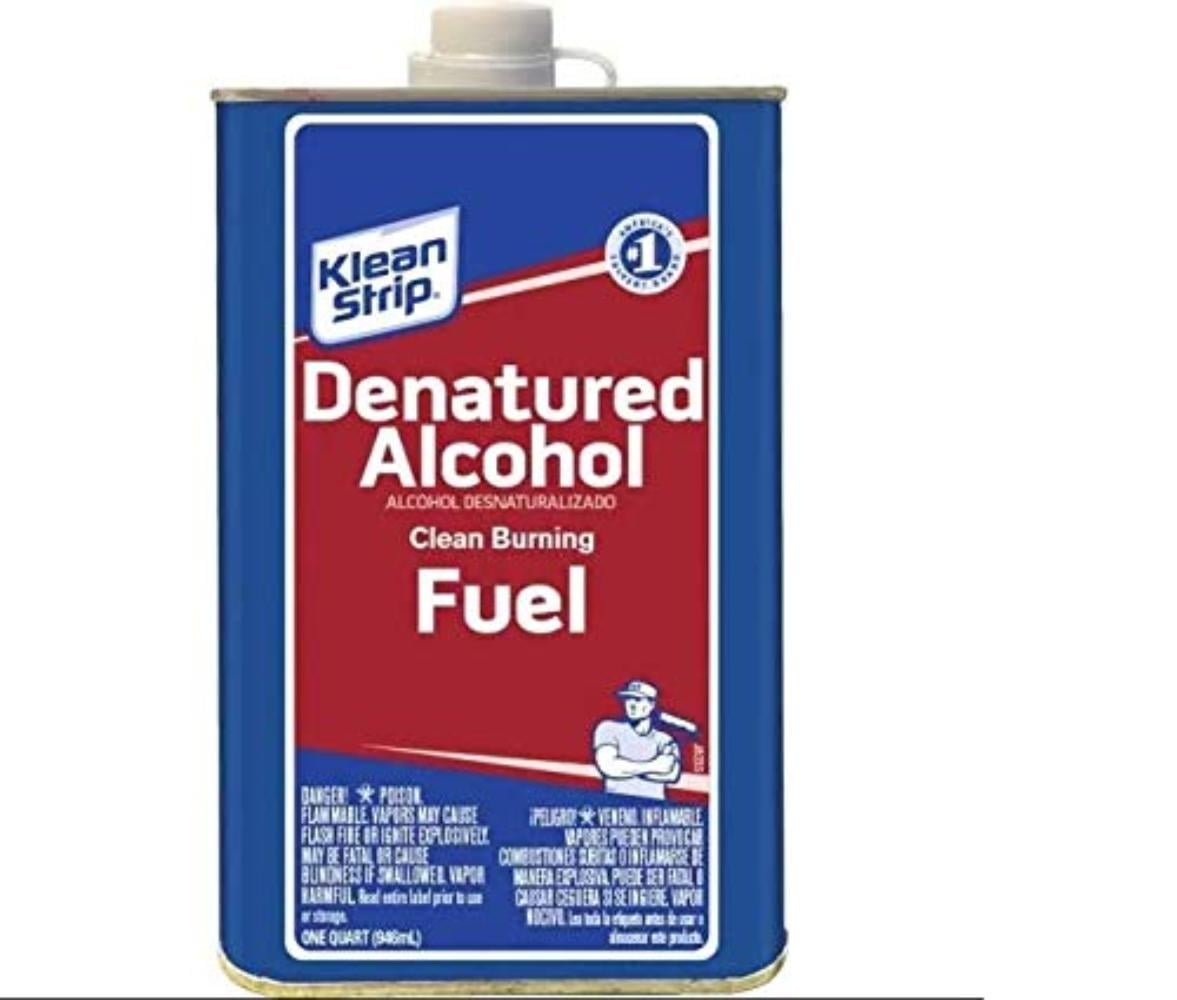 Klean Strip Qsl26 Denatured Alcohol 1 Quart Packaging May Vary