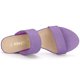 thumbnail image 4 of Sandalias Correas Dobles Talón De Bloque Punta Abierta Para Mujeres Morado 39, 4 of 6