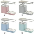 thumbnail image 4 of Dispensador de jabón de cocina Worallymy caja de detergente automática fregadero de drenaje con toallero estante soporte de esponja Worallymy JD735808086, 4 of 7