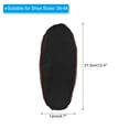 thumbnail image 2 of Uxcell Shoe Covers, 5 Pairs Reusable Non Slip Shoe Protector Covers for Indoors Household, Brown, 2 of 6