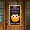 Personalized Halloween Door Canvas - Ow