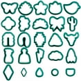 thumbnail image 4 of 193 Pcs Polymer Clay Cutters Set Plastic Clay Earring Cutters with Earring Hooks and Jump Rings Accessories Reusable DIY Polymer Clay Jewelry Craft Making Kit for Kids Gift, 4 of 10