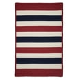 thumbnail image 1 of Colonial Mills Rug PO29R060X096S 5 x 8 ft. Portico Braided Rug  Patriotic Stripe, 1 of 1