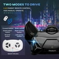 thumbnail image 5 of Aosom 12V Ride on Car, Lamborghini SIAN Licensed Battery Powered Electric Car for Kids with Remote Control, Horn, Music, & Headlights, Black, 5 of 9
