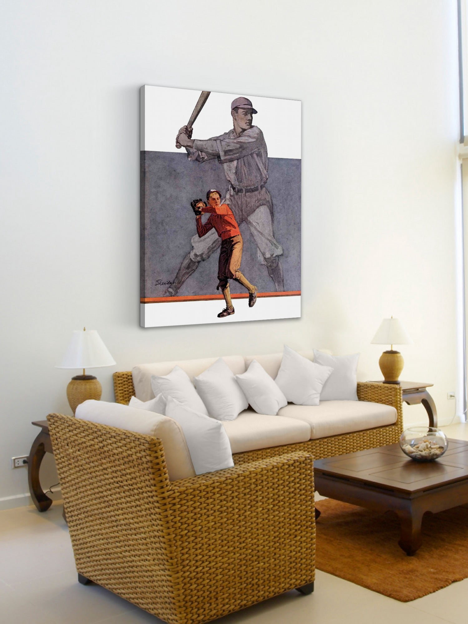 Marmont Hill Shadow Batter by John E. Sheridan Painting Print on Canvas