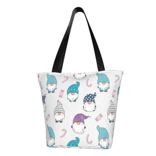 Easygdp cute winter Gnome Bolso de Hombro para Mujer, Bolso Bandolera y Cartera de Mano Elegante para Uso Diario