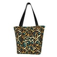 thumbnail image 1 of Disketp Teal Leopard for Women’s Casual Shoulder Tote Bag Cross-body Handbags for Shopping, Travel and Daily Use, 1 of 6