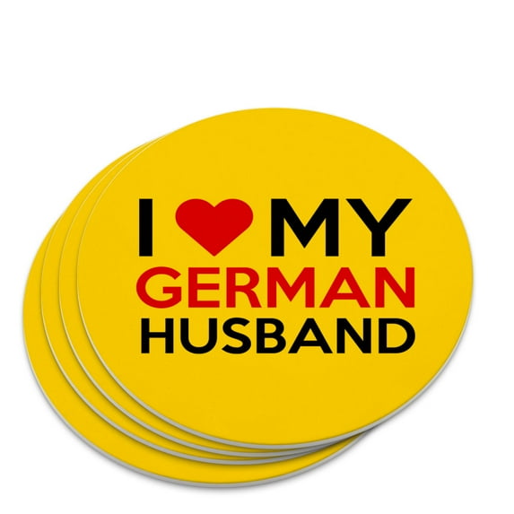 I Love My German Husband Novelty Coaster Set
