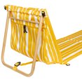 thumbnail image 2 of Bumboo Beach Lounger with Tray Table - Yellow, 2 of 3