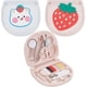 thumbnail image 1 of Kit de costura portátil de viaje de 2 piezas, minicaja de costura pequeña de plástico con herramienta de costura, reparación de emergencia, juego de costura de fresa, accesorios., 1 of 5