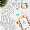 thumbnail image 7 of Neasyth 24 Sheets Large Letter Stickers 4 Inch Glitter Alphabet Number Stickers for Poster Board Bulletin Board Mailbox, 7 of 7