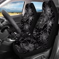 thumbnail image 4 of Qpednta Spider Web Car Seat Covers Sets 4Pcs Front Seat Protector Carseat Rear Split Bench Cover Universal Vehicle Seat Protector Fit Most Car Truck SUV, 4 of 7