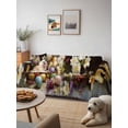 thumbnail image 6 of Easter Couch Cover, Spring Watercolor Eggs Flowers Leaf Plant Sofa Cover Blanket for 1 Seat Cushion, Sectional Sofa Slipcover Furniture Protector for Living Room Bedroom 71''x91'', 6 of 9