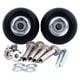 thumbnail image 2 of Ruedas de equipaje de 2 uds, ruedas de maleta de Metal de goma fuerte, giratorias, flexibles, ultrasilenciosas, con tornillos para reemplazo, 1,97x0,71 pulgadas, 2 of 5