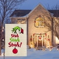 thumbnail image 1 of Grinch Decor Grinch Christmas Decorations Bathroom Grinch Christmas Decorations Christmas Decoration Outdoor Banner Fun Decorative Double Sided Banner 30x45cm, 1 of 3